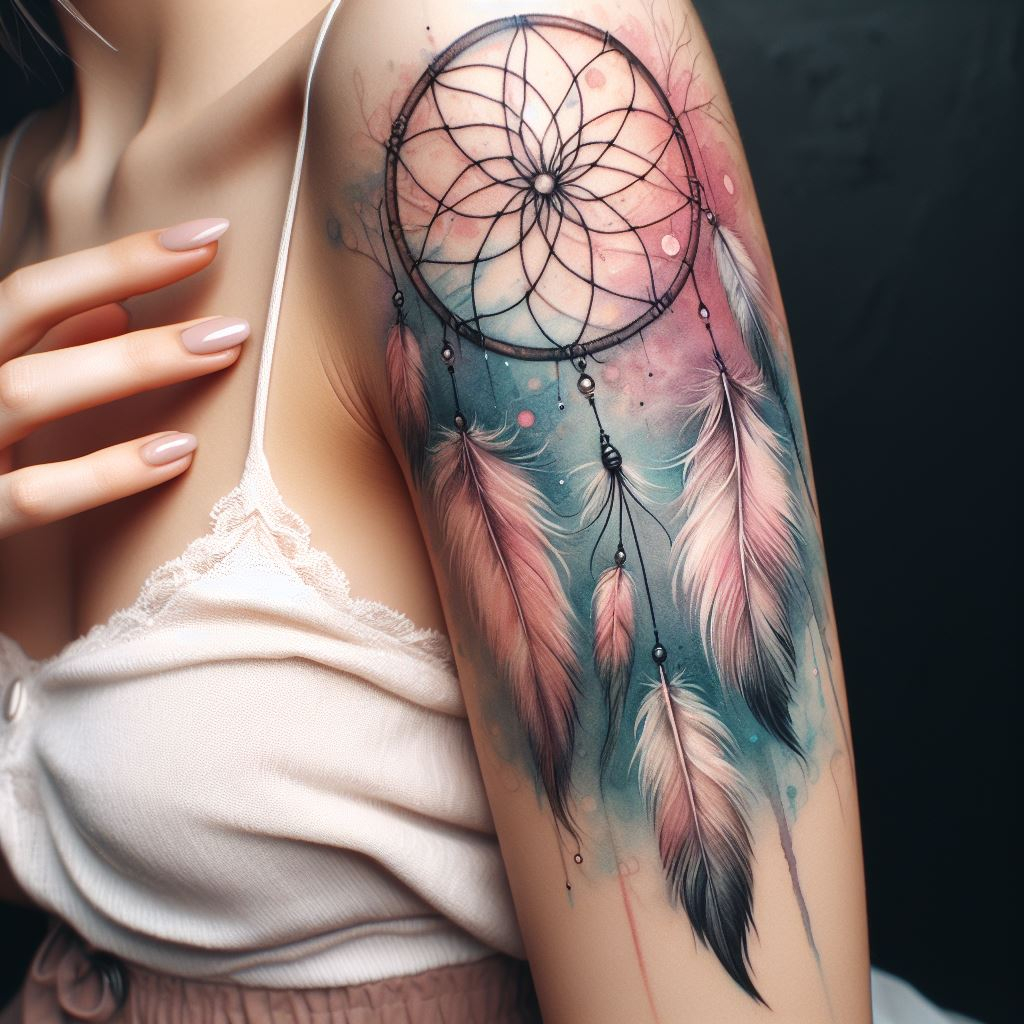 Hand Tattoos Dreamcatcher