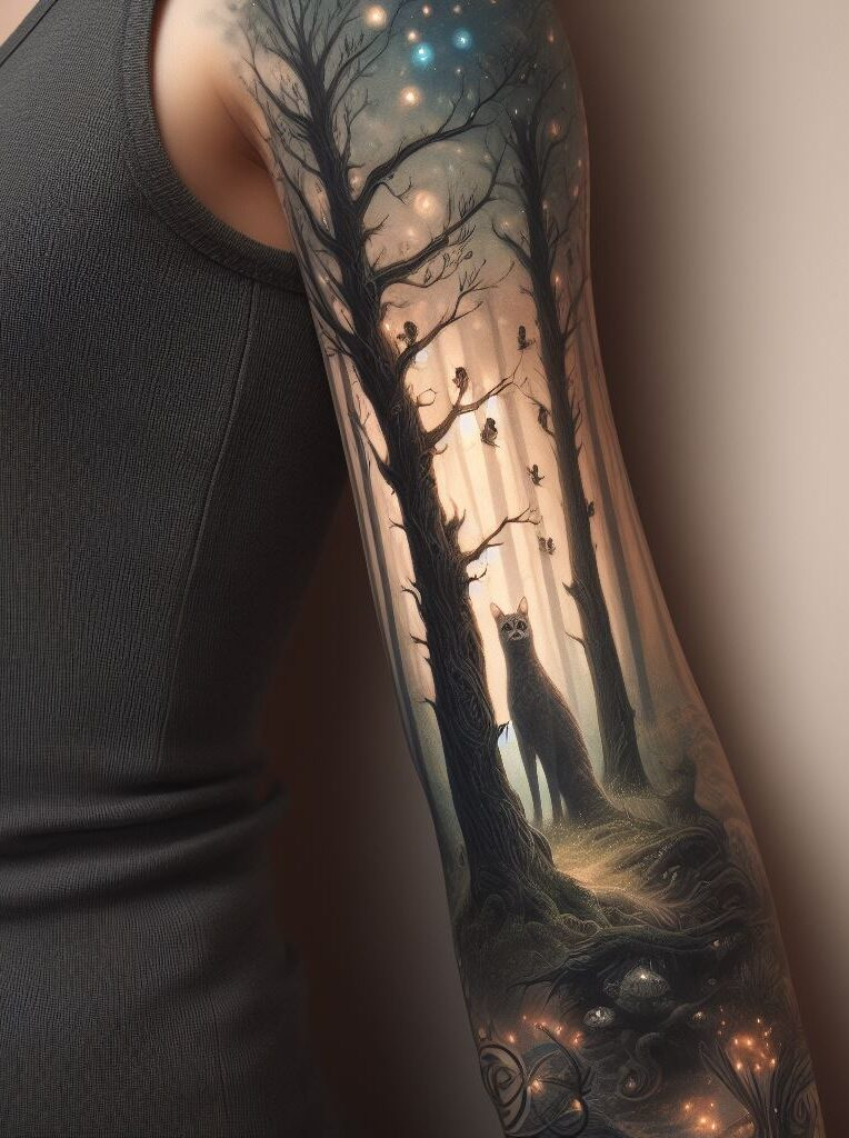 Embrace the woodland wonder! Discover captivating hand tattoo designs inspired by the beauty of the enchanted forest. #handtattoos #forestattoos #tattoos #pocoko #tattooideas #womentattoos #girltattoos #whimsicaltattoos