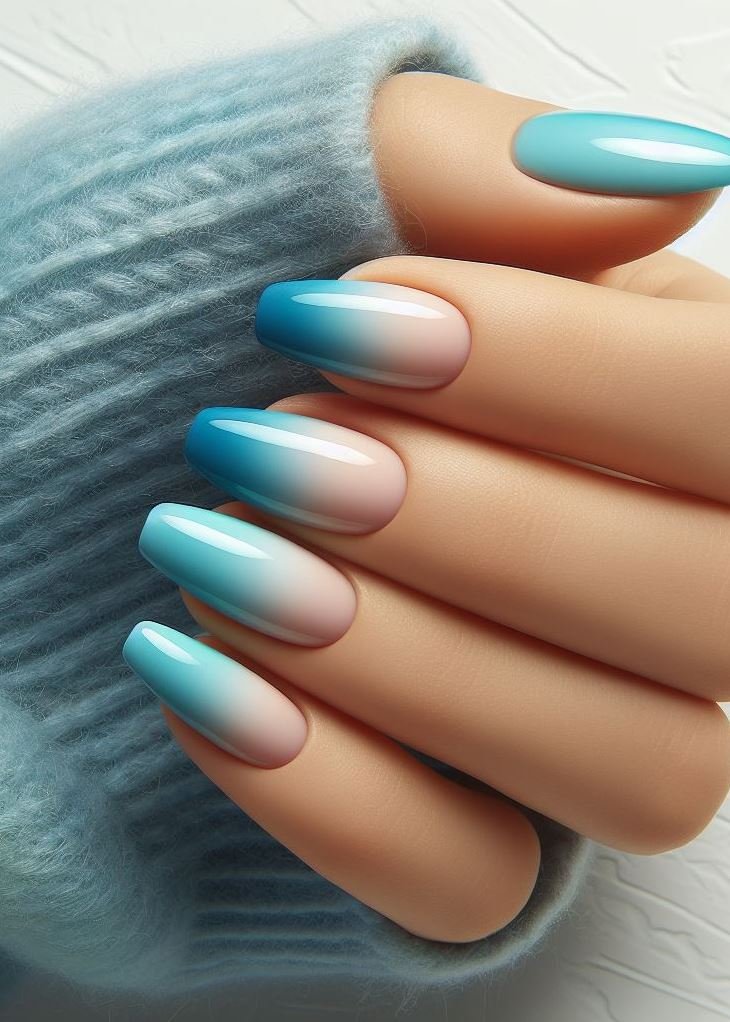 Calling all ocean lovers! This blue to teal gradient is the ultimate way to showcase your love for the sea.