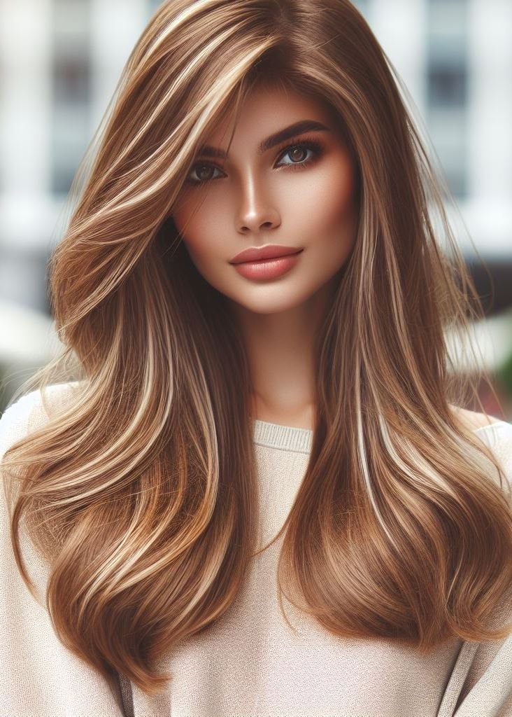 Effortless and breezy! Beachy waves and a subtle ombre create a relaxed, sun-kissed look for medium hair. #mediumhairstyle #beachhair #pocoko