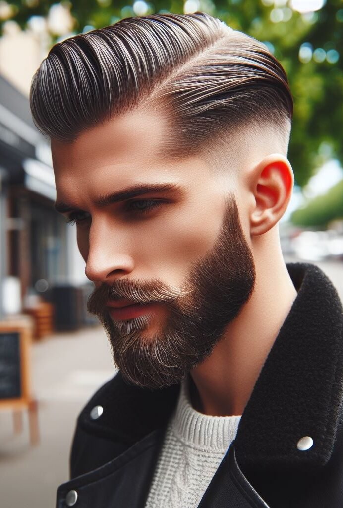 Low fade for the history buff. This haircut has roots in classic barbering techniques, with a modern twist.