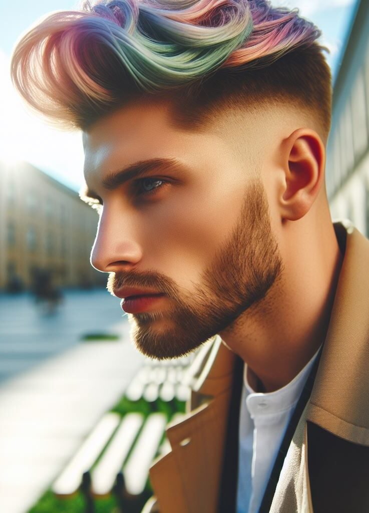 Sharp and sophisticated. A low fade haircut keeps the sides clean and tapered, letting your textured top shine.