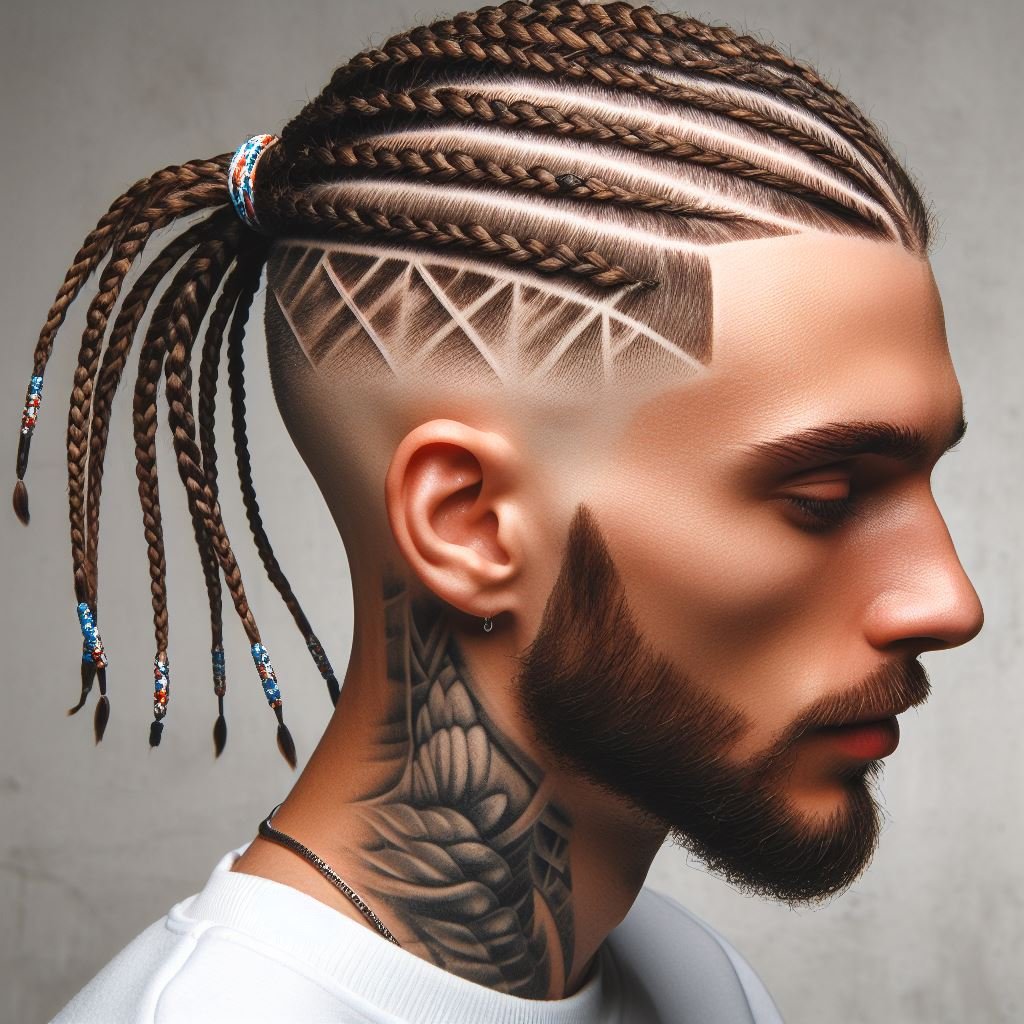 Low fade, high vibes. This haircut exudes effortless cool and lets your personality shine through.