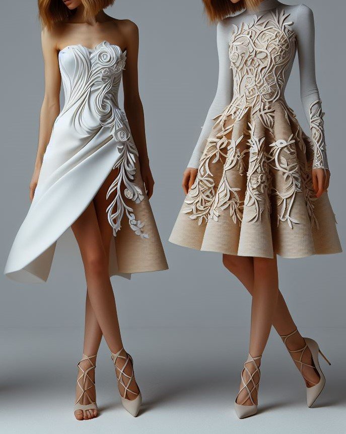 White Graduation Dress