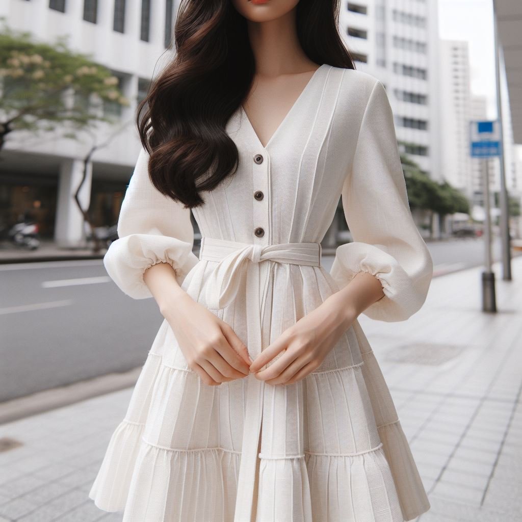 White Graduation Dress