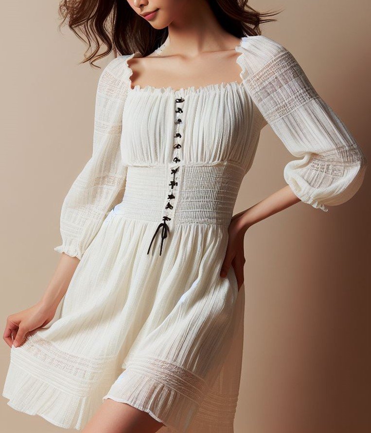 Stand out with a touch of tradition! Choosing a white graduation dress is a nod to the time-honored tradition, symbolizing a successful academic journey.