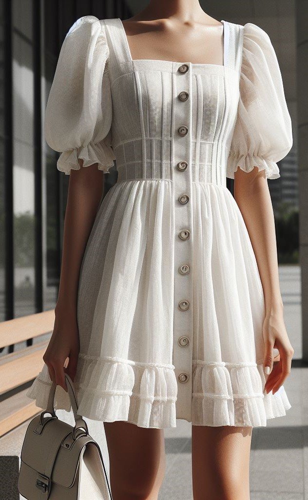 A touch of brilliance for your graduation brilliance! The sophistication of a white dress perfectly complements the intellectual achievements you've celebrated.