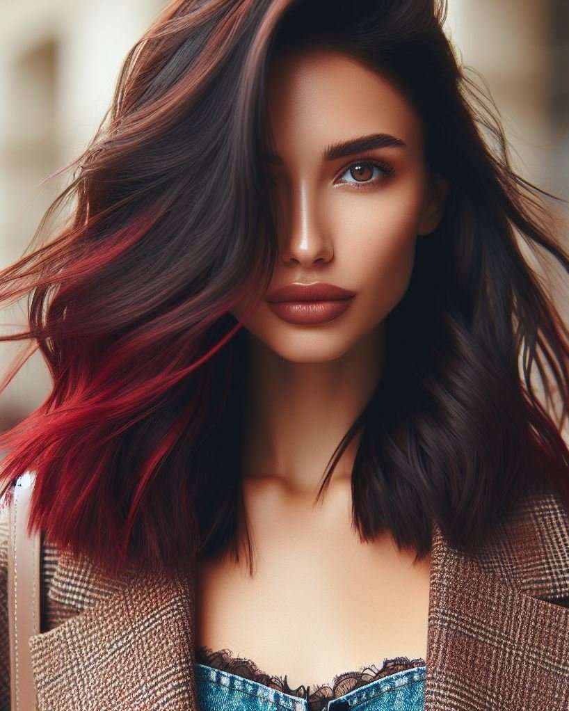 Brunette Going Bold (or Vice Versa!): Explore the world of chocolate cherry hair! This pin collection is perfect for brunettes wanting a touch of cherry or redheads seeking a deeper dimension.