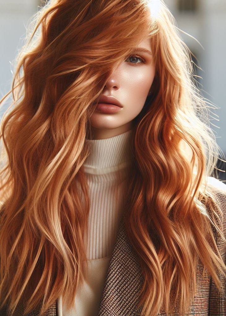 Sun-Kissed Goddess Vibes: Unleash your inner sun goddess with strawberry blonde locks and a touch of golden shimmer! This pin collection offers endless shades for a bronzed, beachy look. ☀️