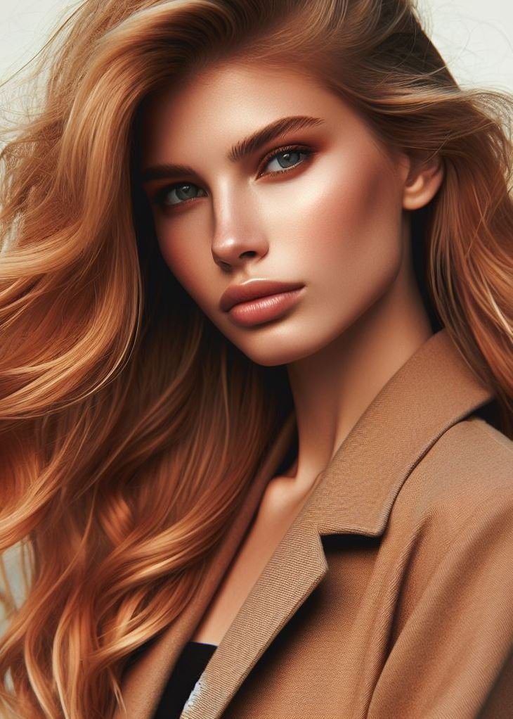 Sweet Meets Sophisticated: Strawberry blonde with golden highlights offers the perfect balance. This pin collection showcases playful red hues intertwined with elegant golden strands for a truly captivating look. ✨