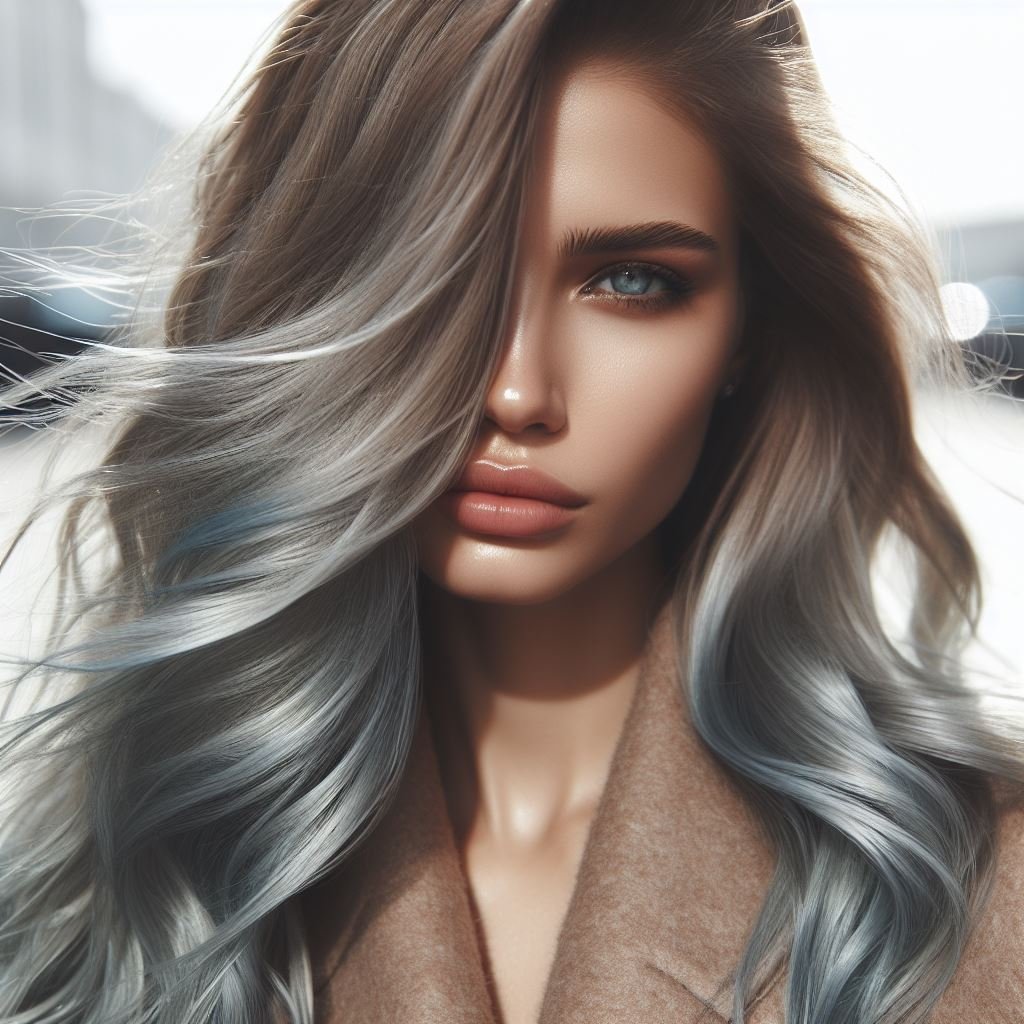 From Mermaid Hair to Mermaid Vibes: Love the ocean aesthetic but not ready to go full mermaid? Ash brown with icy blue highlights offers a wearable way to capture the cool tones of the sea. Get inspired!
