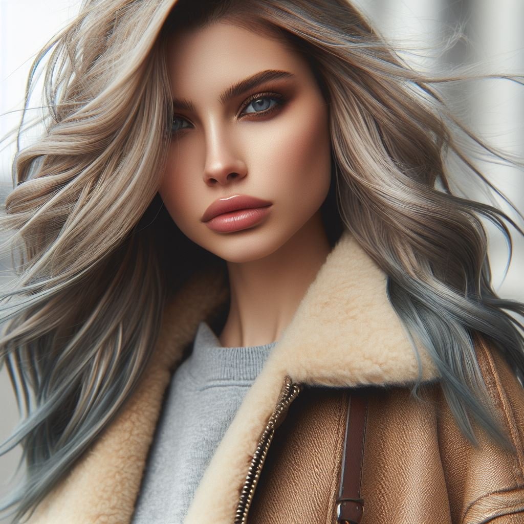 Low-Maintenance Doesn't Have to Be Boring! : Achieve a show-stopping look with surprisingly low upkeep! Ash brown with icy blue highlights can be surprisingly low-maintenance. Get inspired by creative ways to rock the trend.