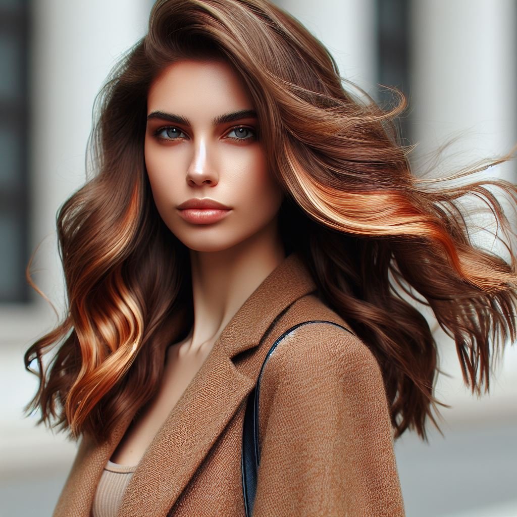 Low-Maintenance Luxe for Brunettes: Who says gorgeous hair has to be high maintenance? Cinnamon swirl hair offers effortless beauty with minimal touch-ups. Get inspired by these easy-care styles! ‍♀️
