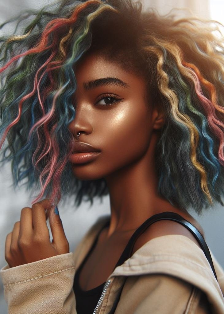 Find Your Perfect Rainbow Match! From fiery reds to cool blues, there's a perfect rainbow highlight shade waiting for you. Get inspired and find your ideal color combination! ✨