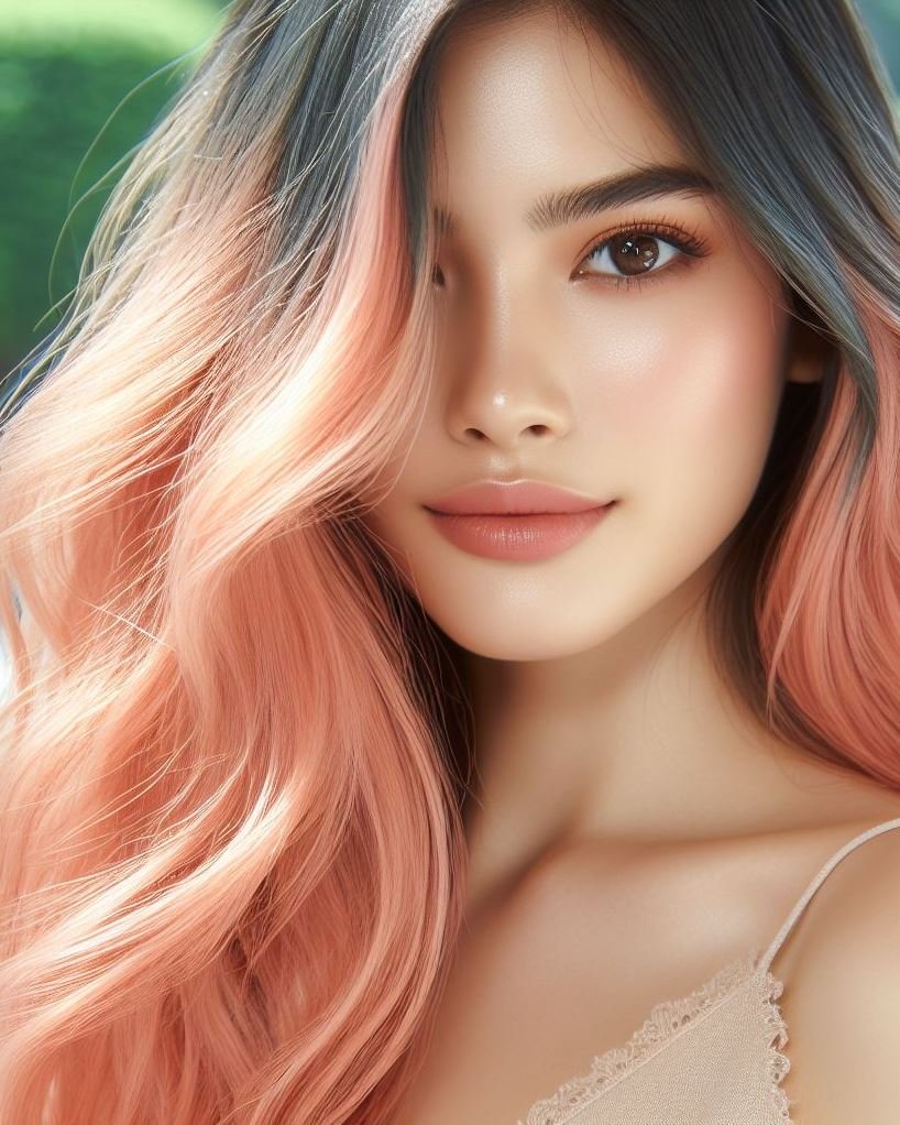 Eerie & Enchanting in Soft Pastels: Who says pastel can't be captivating? Peachy pastel hair offers a touch of the unexpected, perfect for those who embrace a unique and ethereal aesthetic. ✨