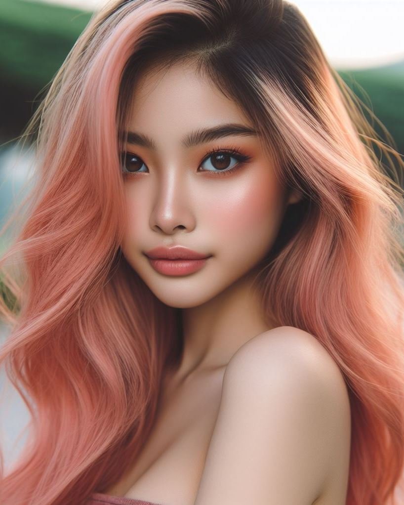 From Dip-Dyed Ends to Pastel Dreams: This pin collection offers endless inspiration for peachy pastel hair, from a touch of color on the ends to a full head of soft, captivating hues!