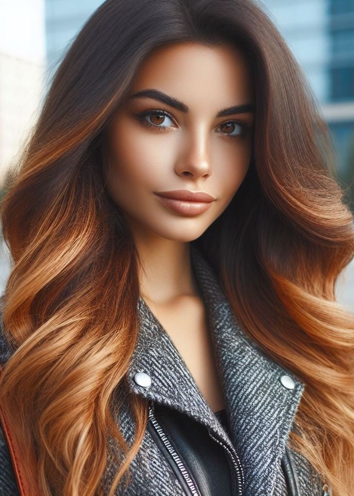 Espresso & Caramel: A Match Made in Hair Color Heaven: Espresso brown hair and caramel balayage are a perfect color combination for brunettes who love depth, warmth, and a touch of sun-kissed magic. Get inspired by this timeless look! 