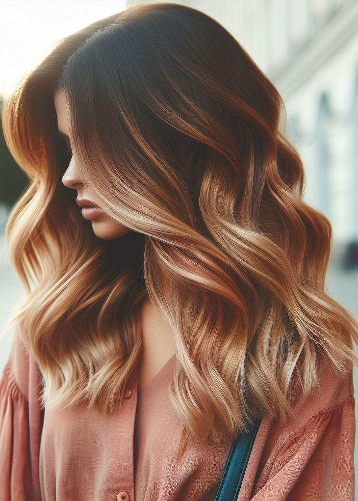 Bye-Bye Boring Brunette: Spice up your locks with ombre and caramel highlights! This pin collection offers endless inspiration for adding sunshine to your hair.