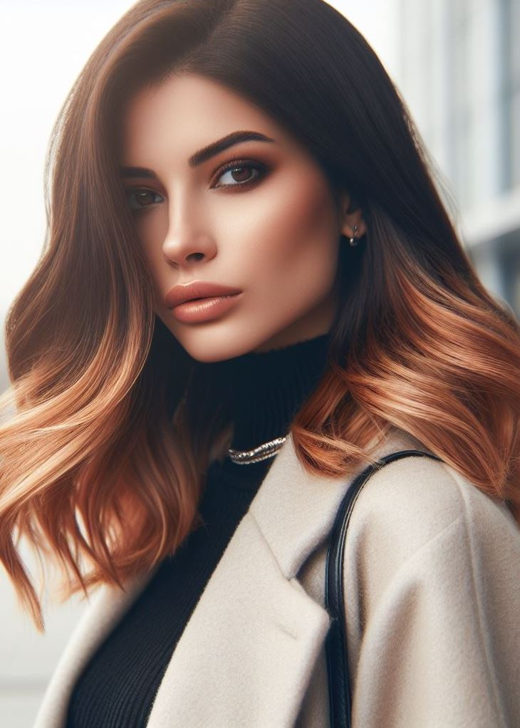 Brunette Dimension Dreams: Ombre with caramel highlights is the secret weapon for adding depth and texture to brunette hair. Get inspired by these stunning looks!