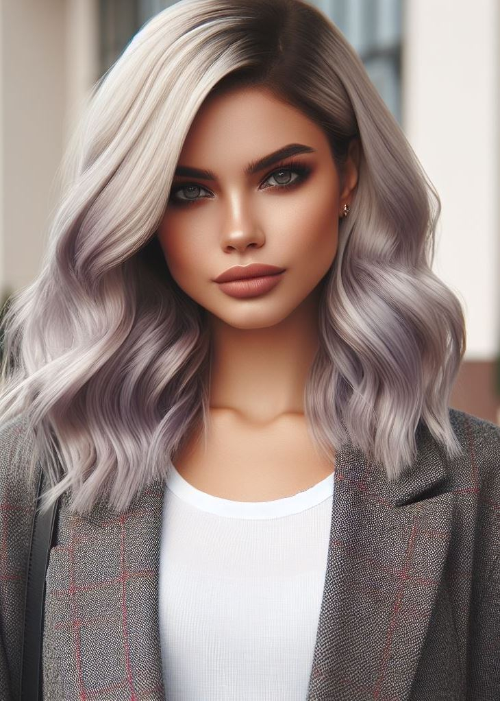 Ice Queen Vibes ❄️: Platinum blonde with lavender undertones is the recipe for icy hair perfection. Get inspired by these ethereal looks!