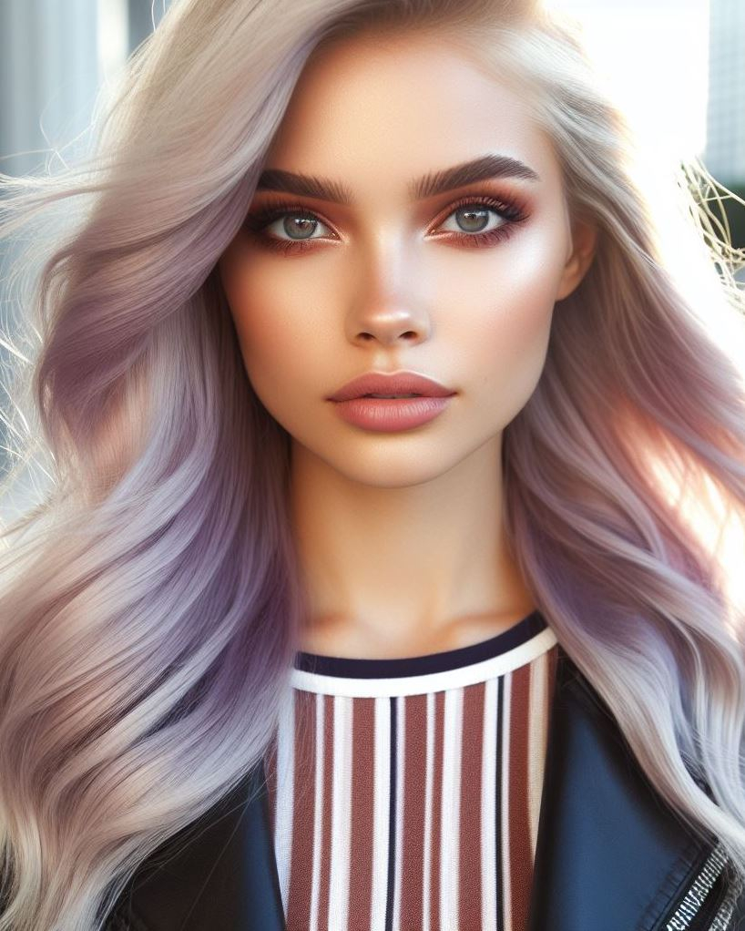 Cool Girl Hair Goals : Channel your inner ice princess with platinum blonde and a hint of lavender. Get inspired by these edgy and unforgettable styles.