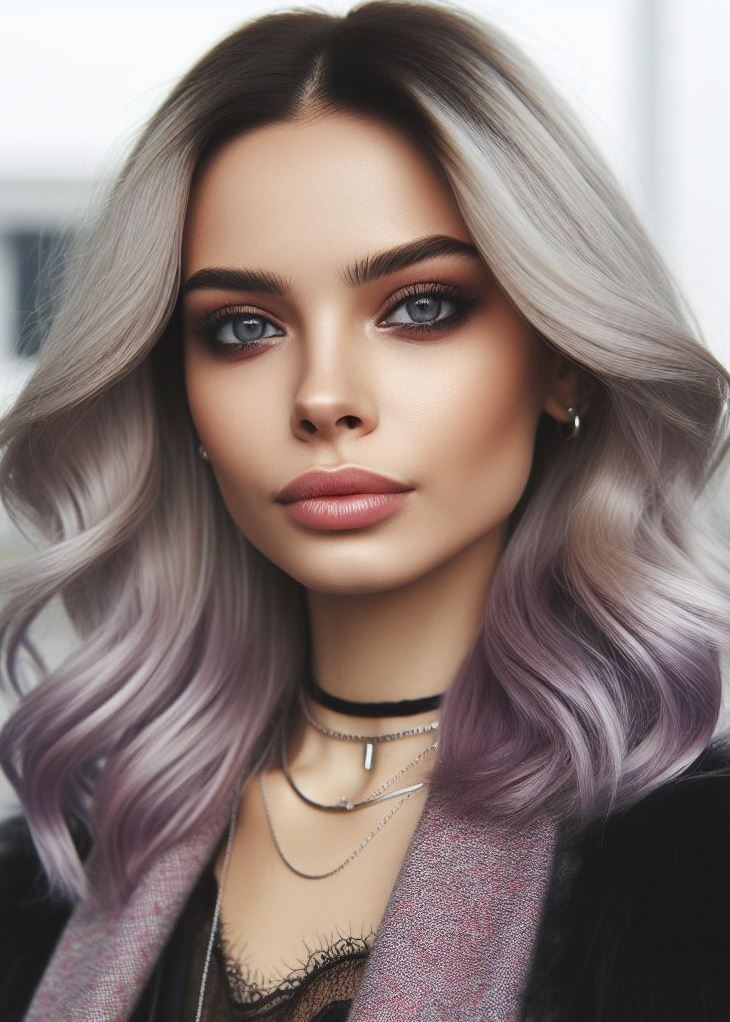 More Than Meets the Eye: Platinum blonde with lavender undertones offers hidden depth and dimension. This pin collection showcases the beauty of this multi-tonal trend!