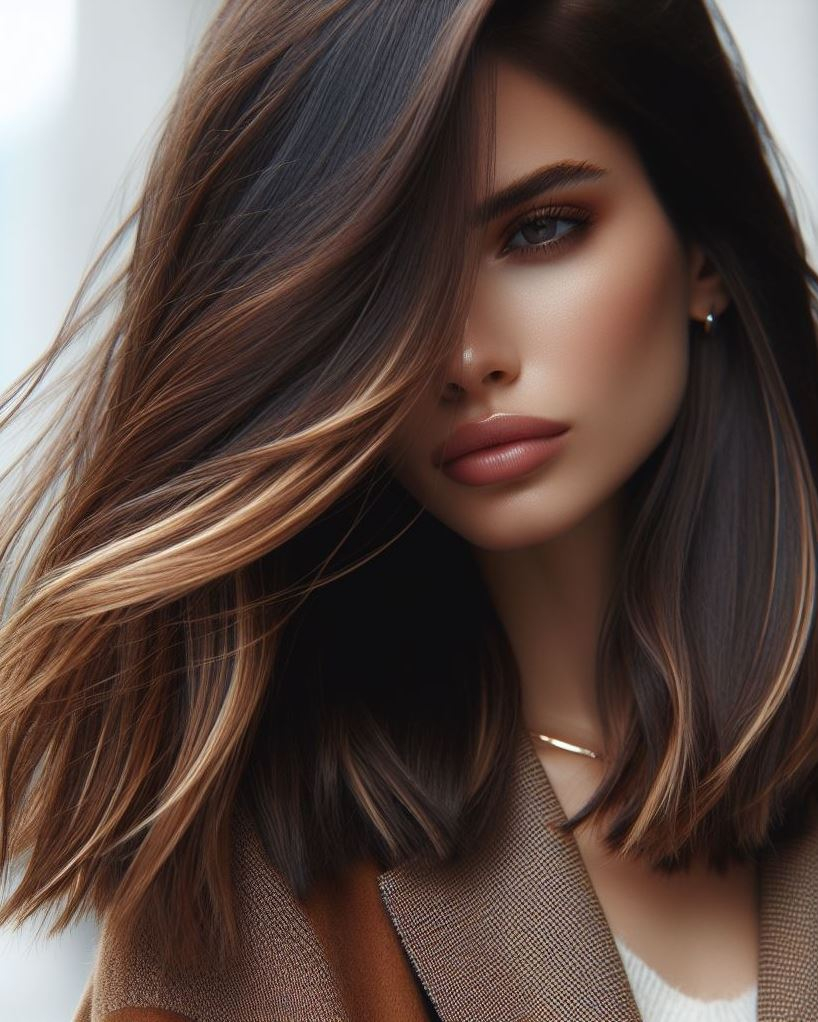 Flattering for Every Skin Tone! : From fair to olive, there's a perfect shade of chestnut brown and honey highlights for you! Get inspired and find your ideal match.