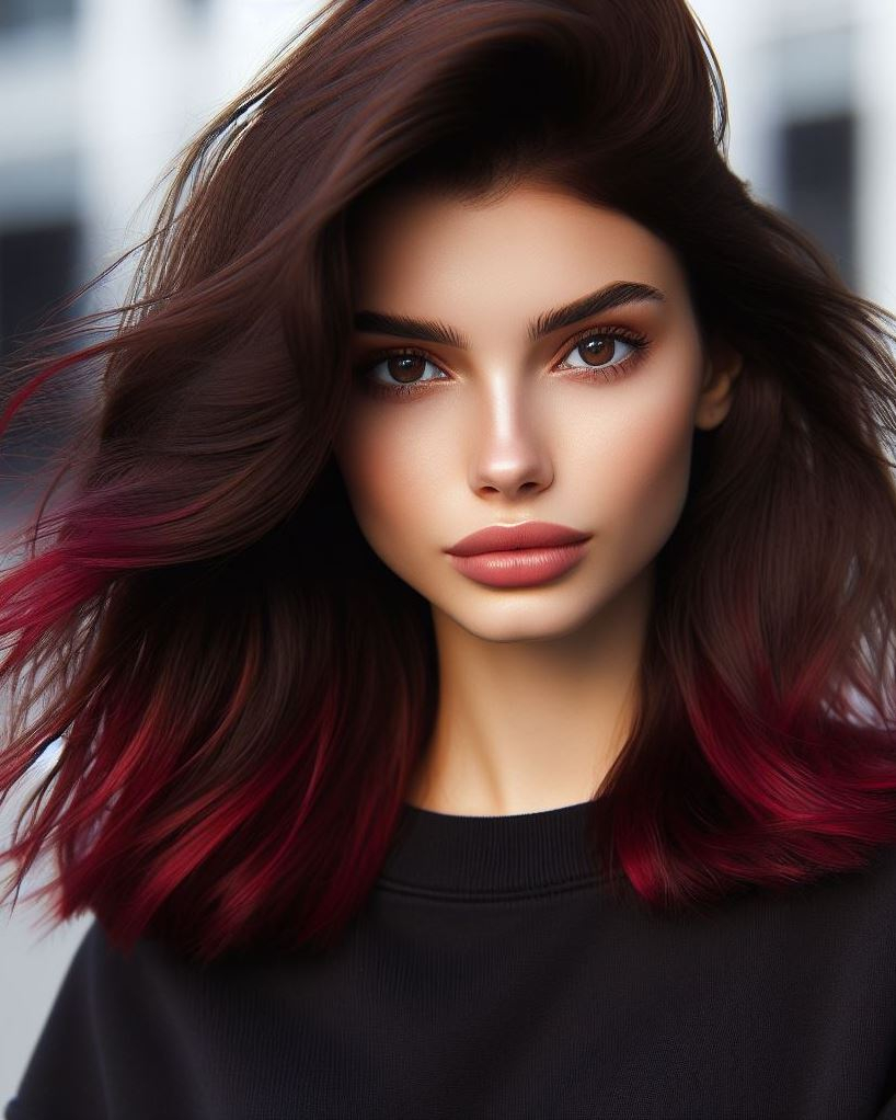 Spice Up Your Red Hair Game : Ditch the ordinary red and embrace the cherry cola trend! This pin collection showcases rich reds with a hint of brown for a captivating look.