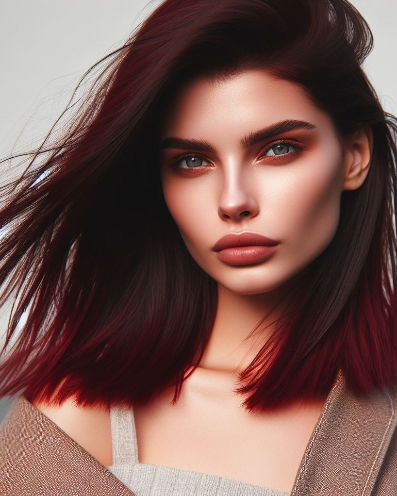 Brunette with a Kick! : Cherry cola hair is the perfect way for brunettes to add a touch of fiery red without going full-on crimson. Get inspired by these stunning looks!