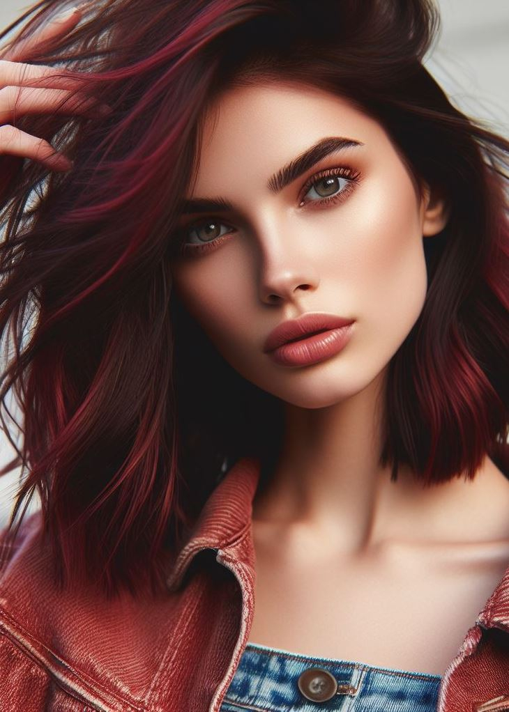 More Than Meets the Eye : Cherry cola hair offers a captivating depth with its blend of red and brown tones. This pin collection showcases the beauty of this multi-dimensional hair trend!