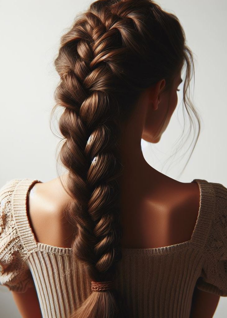 Braid power! Braids are a great way to tame frizz and add texture, leaving you with a polished and put-together look.