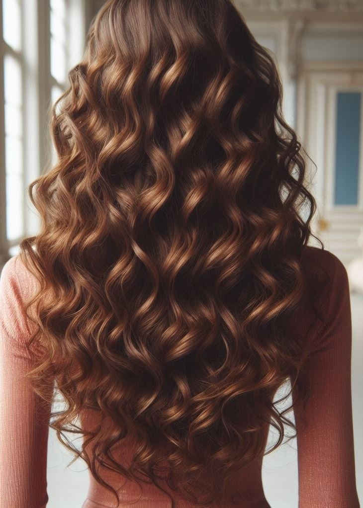 Mane Event: Wavy, Thick, and Full of Life! Gorgeous hair with a healthy shine and stunning color takes center stage.