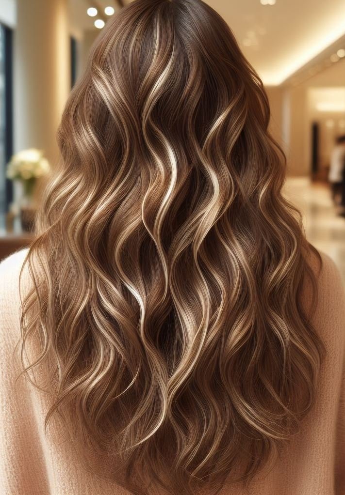 Golden Goddess Vibes: Thick, wavy blonde hair with a healthy shine – radiate confidence with every strand.