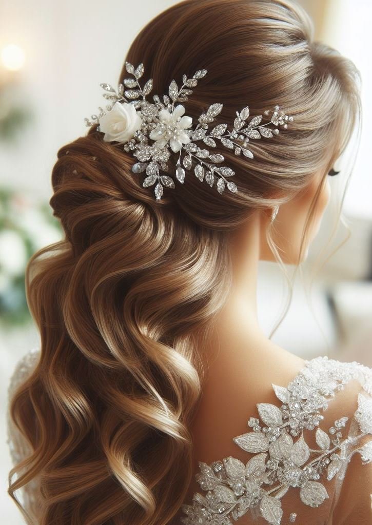 Bridal Hairstyle Accessories: Enhancing Your Wedding Hair | Pocoko A bun that's less of a hairstyle and more of a love nest. Tuck in your dreams and let them take flight.