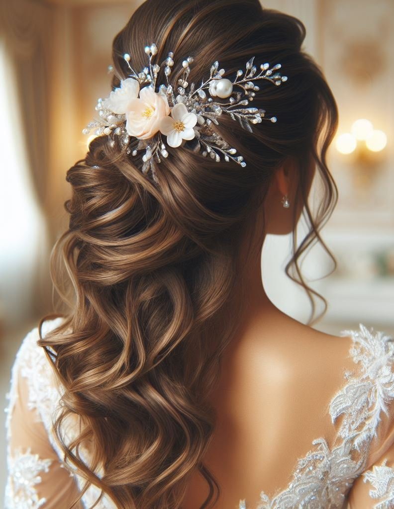 Bridal Hairstyle Accessories: Enhancing Your Wedding Hair | Pocoko Like a secret garden, your hair is a bloom of splendor. Let it flourish on your big day, as you step into forever.