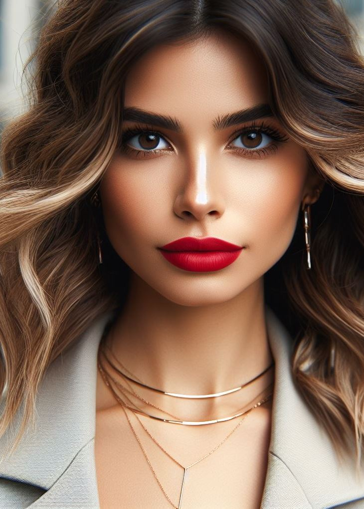 Let your lips do the talking. Crimson: a bold and sophisticated statement piece.