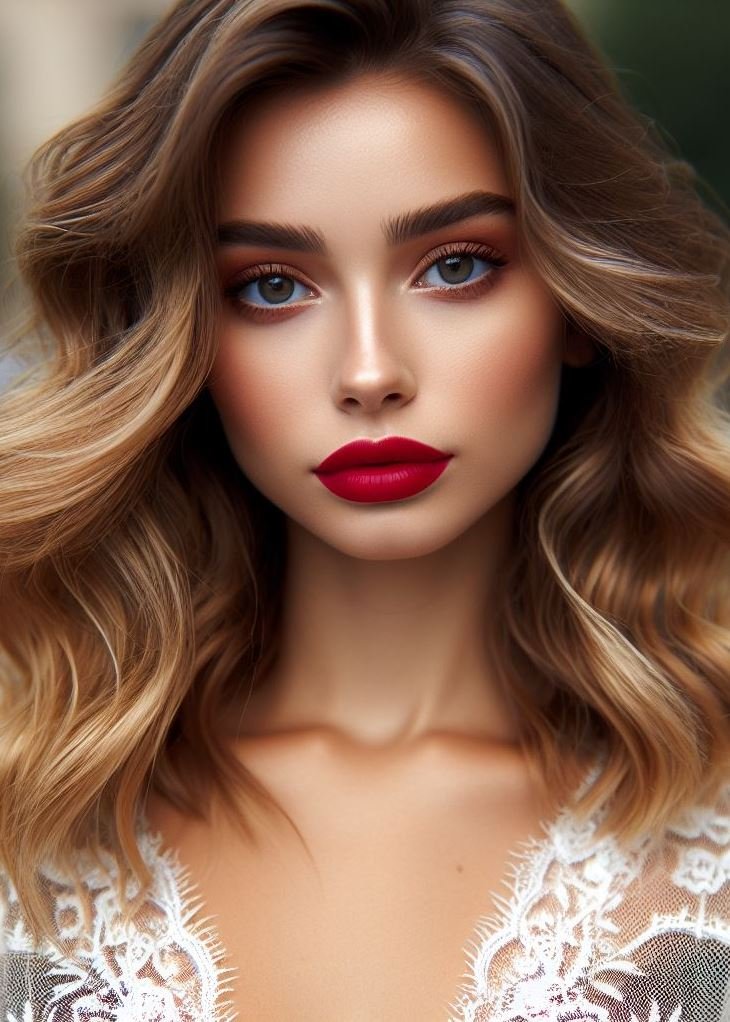 Date night with a twist! Unleash the seductive charm of raspberry red lips for a touch of fruity mystery.