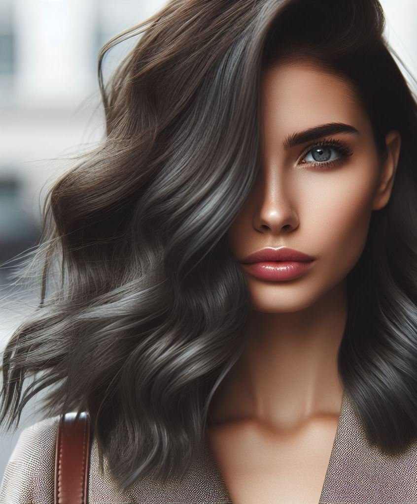Hair Color Trends: Brassy Brunettes Beware! Cool Tones are Here | Pocoko “Silvered Espresso”: Take your rich brown base and sprinkle stardust. The result? A bewitching fusion of coffee and moonlight. This shade is for the nocturnal dreamers and cosmic wanderers.