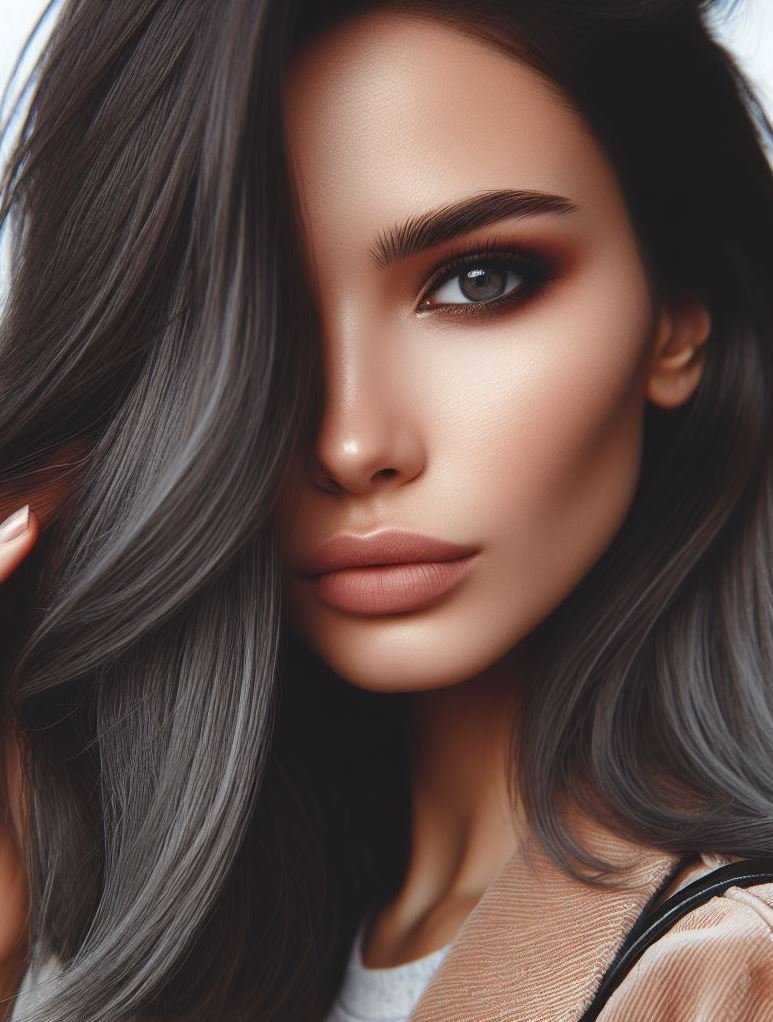 Hair Color Trends: Brassy Brunettes Beware! Cool Tones are Here | Pocoko “Slate Serenade”: Close your eyes and imagine a rainy afternoon—the sky a blend of gray and brown. That’s the essence of slate serenade. It’s melancholic yet utterly chic.