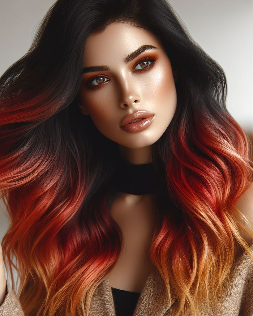 Marigold Mirage: Channel the sunflower fields at dusk. With hints of orange and yellow, this hair color is like bottling up sunshine and sprinkling it through your locks.