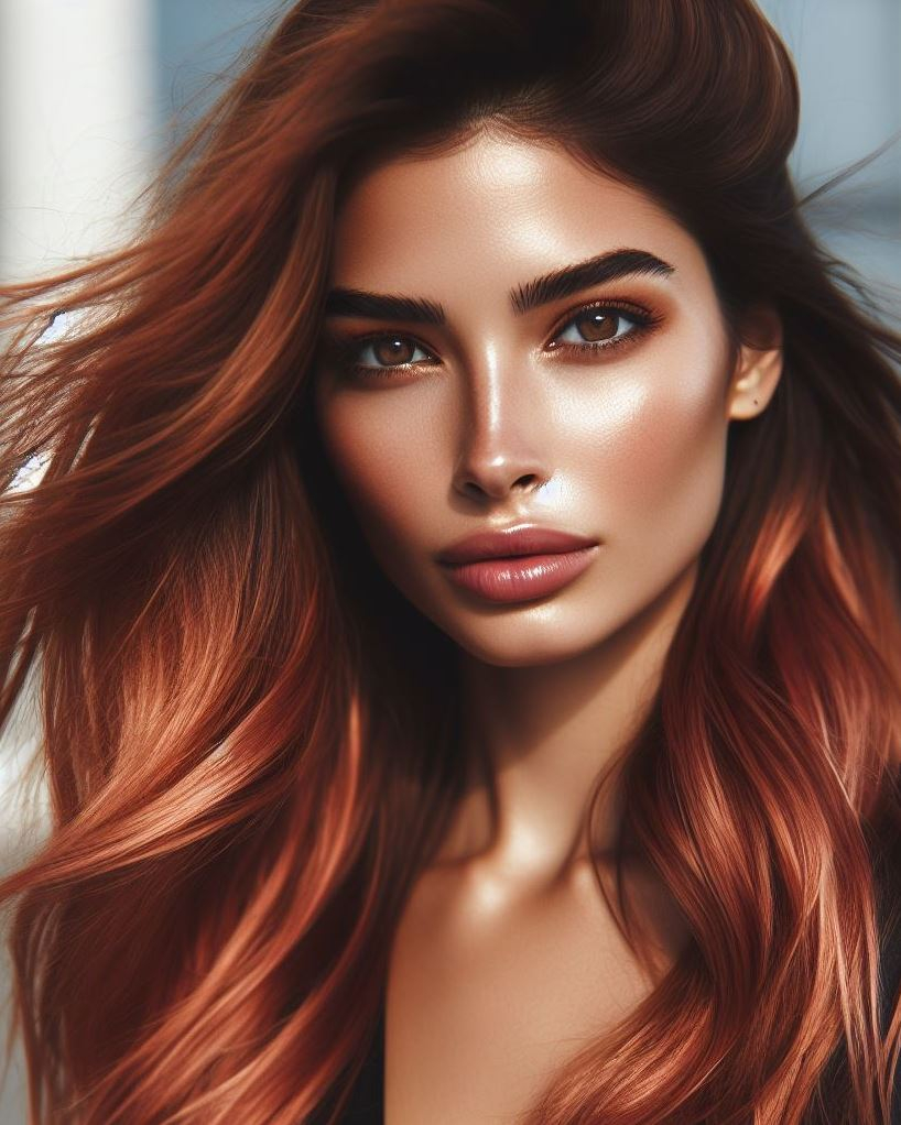 Gilded Glow: Picture your hair catching sunlight like a stack of shiny coins. This copper shade with golden undertones adds depth and dimension, making you feel like a million bucks.