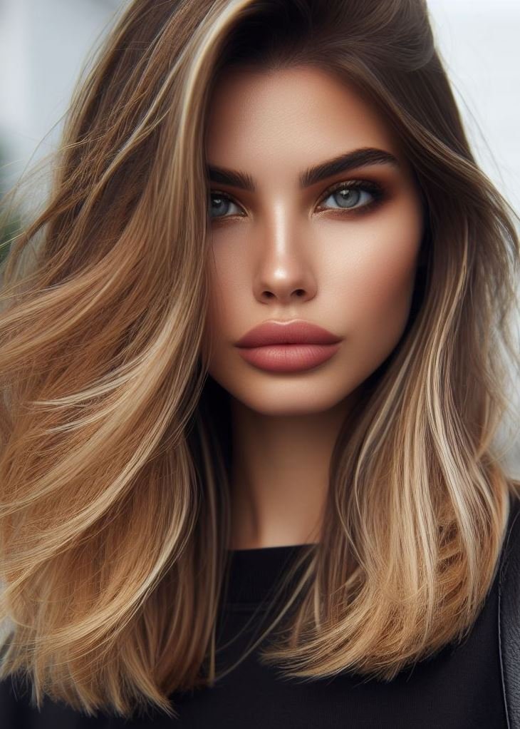 Hair Color Trends: Brassy Brunettes Beware! Cool Tones are Here | Pocoko “Sunset Ombre Delight”: The transition from honey roots to caramel tips is like watching the sun dip below the horizon. It’s a gradual, mesmerizing fade that turns heads wherever you go.