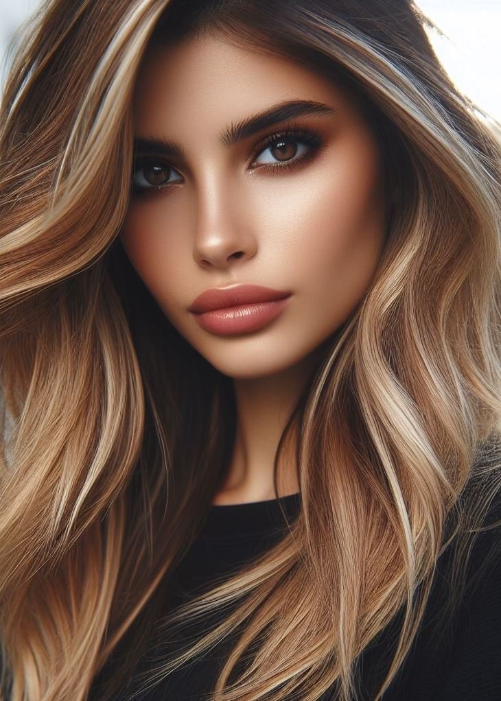 Hair Color Trends: Brassy Brunettes Beware! Cool Tones are Here | Pocoko “Toffee Swirl Seduction”: Toffee, caramel, and a dash of mischief—that’s the recipe for this sultry look. It’s like wrapping your hair in a cashmere scarf and winking at strangers.