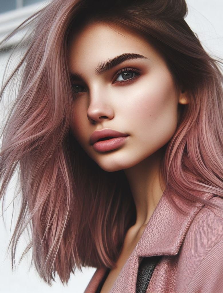 Hair Color Trends: Brassy Brunettes Beware! Cool Tones are Here | Pocoko Dusty rose: the love child of pink and ashy elegance. Celebs like Kylie Jenner and Bella Hadid made it runway-worthy, and now it’s your turn to rock this chic hue. Whether you have short curls or long straight locks, this color is your ticket to salon stardom.