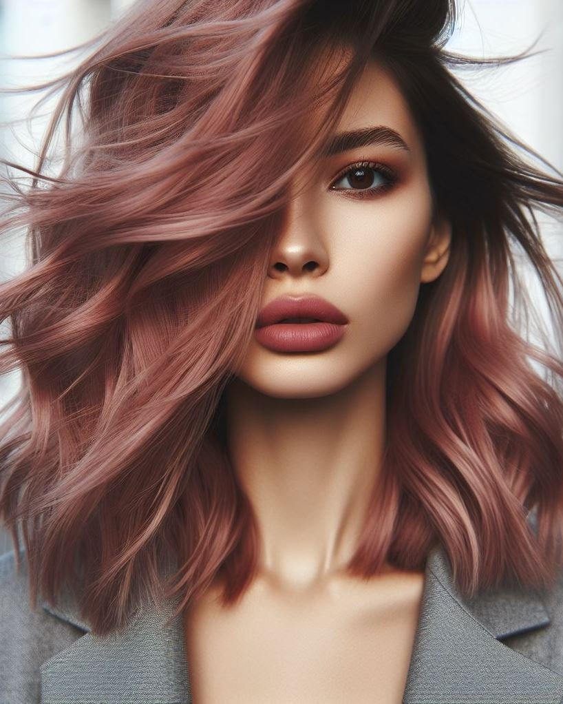 Hair Color Trends: Brassy Brunettes Beware! Cool Tones are Here | Pocoko Dusty rose—the shade that pairs perfectly with green, nude champagne, and silver grey. It’s elegant, versatile, and has those irresistible ashy undertones. Time to embrace the pink with a twist!