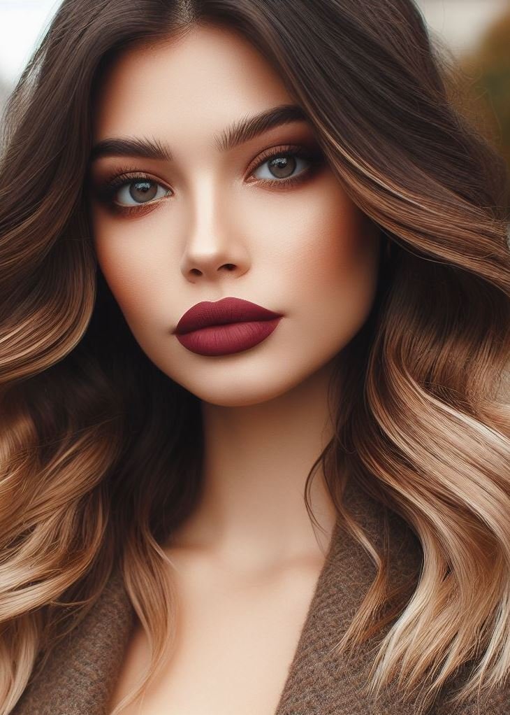 Ready to make a statement? Maroon lips are a powerful choice for a night out, guaranteed to intrigue.