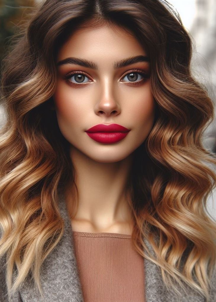 Spring is in the air! Fresh and flirty cherry red lips for a touch of playful charm.