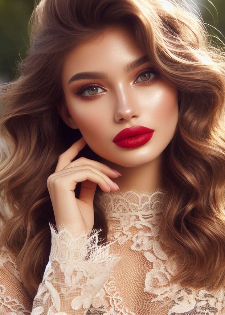 Life's too short for boring lips! Unleash the playful charm of cherry red for a memorable look.