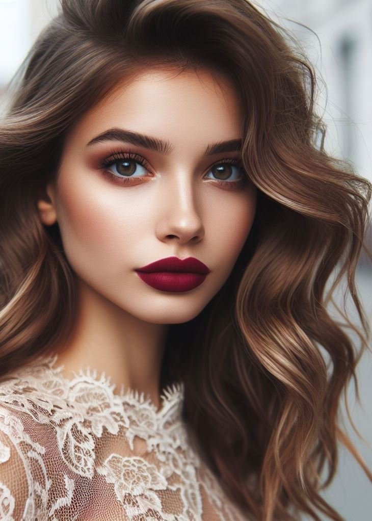 More than just a color, it's a feeling. Brick red lips exude confidence and a connection to nature's beauty.