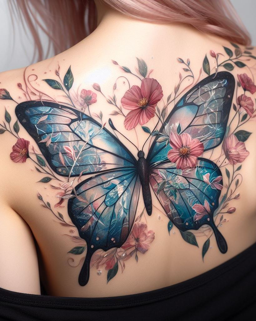 Adorn your skin with butterfly inspired tattoos and let your back tell a story of growth and renewal. Each delicate wing and intricate pattern symbolizes your journey to becoming your best self.